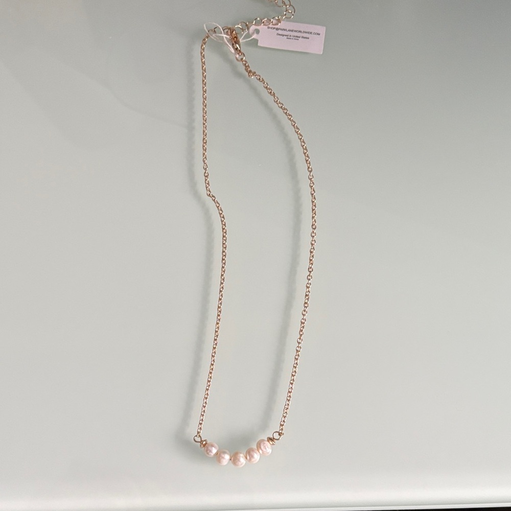 Park Lane Gold Necklace with Pearls